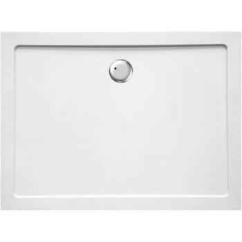 Bañera Plana EasyFlat 76x120 cm con perfil bajo y color Monaco blanco