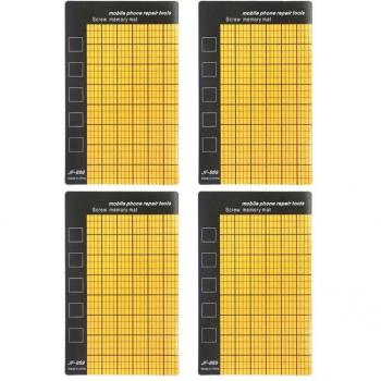 Electronics Tool Magnet Sheet – 4 Piece Memory Mat for Screws
