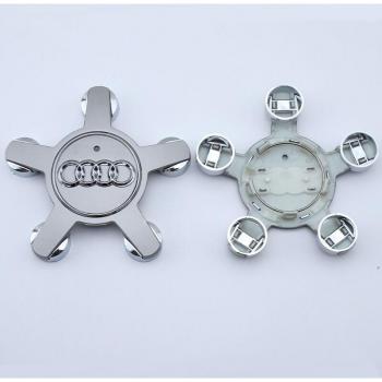 Set di Coprimozzi 135mm Grigio per Audi Rapanda