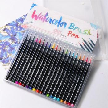 20 Color Watercolor Pens for Coloring