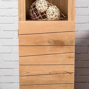 Columna de baño de teca maciza 190 cm