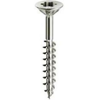 Mustad Panelvit Tornillo para Madera Ø6x160 mm Torx Rosca Avellanada Parcial – Caja de 100