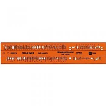 Standardgraph Schriftschablone Typ B 3,5 mm