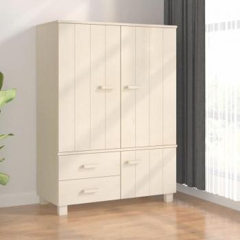 Vidaxl Kleiderschrank aus Kiefernholz in Honigbraun, 99x45x137 cm