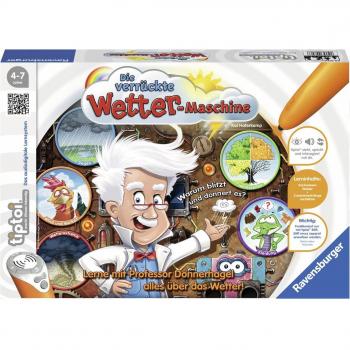 RAVENSBURGER 000757 tiptoi&reg; Die verrückte Wettermaschine – Lerne mit Professor Donnerhagel alles über das Wetter