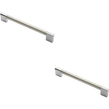 KeyholeBar Dual Pull 204x14mm – Chrome