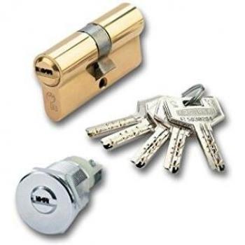 Cilindro di sicurezza antiurto in ottone DS‑1535x35 R‑15