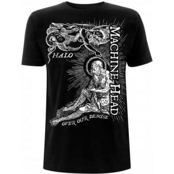 Maglietta Unisex in Cotone con Stampa di Halo sulla Schiena