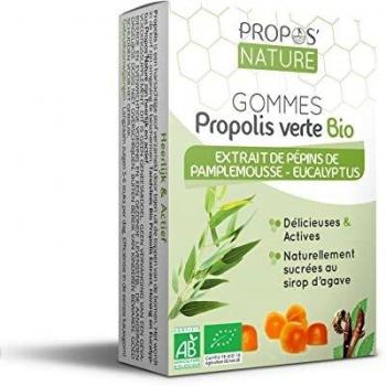 PROPOS'NATURE Gommes Propolis Verte Bio Eucalyptus 45 g