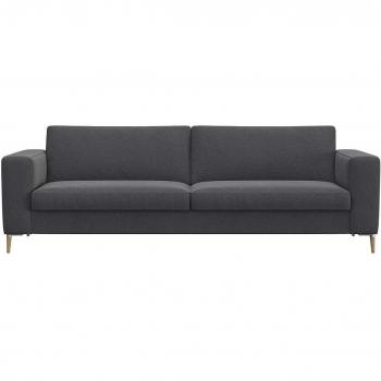 3-Sitzer FLEXLUX Fiore, stilvoller Sitzgenuss in grau