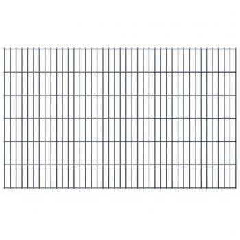 Recinzione Esterno 21 Pannelli 2D – 2008x1230 mm, 42 m, Colore Grigio