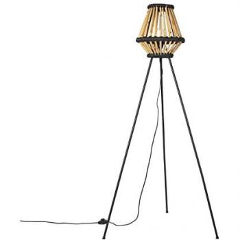 Bamboo Tripod Floor Lamp