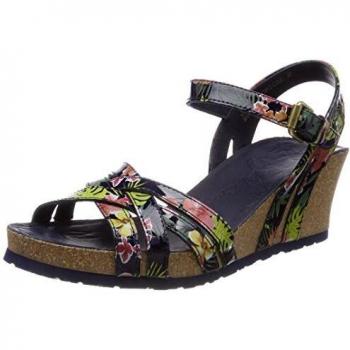Panama Jack Damen Vera Tropical Peeptoe Sandalen, Größe 42 EU