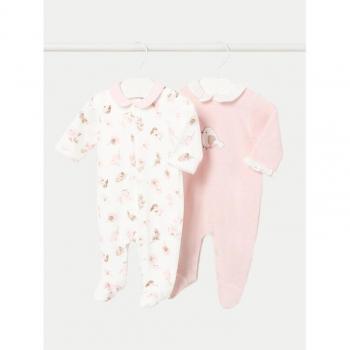 Mayoral Strampelanzug 2777 – Rosa, 2er Pack, Mädchen – 56