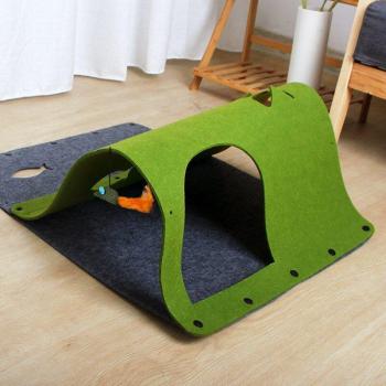 Cat Toy Tunnel with Mint Mouse
