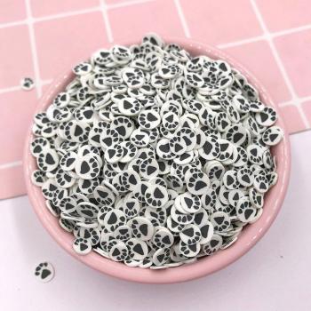 50g Plastic Bear Paw Clay Mud Particles