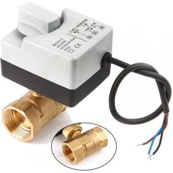 220V DN20 motorisiertes Kugelventil mit manuellem Schalter
