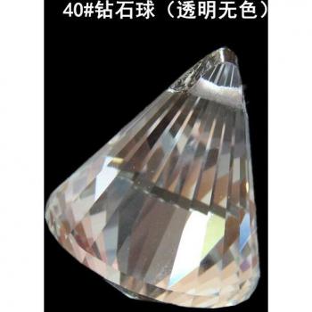 10pcs 40mm Hanging Crystal Ornaments