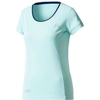 Adidas Court Padel Energy Aqua Short Sleeve Top