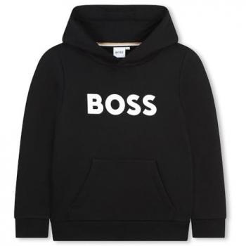 Sweat BOSS avec capuche pour garçon 6A noir
