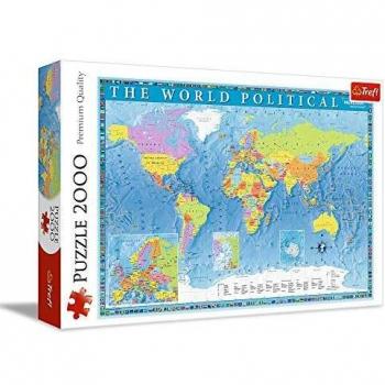 2000 Pezzi: Mappa Politica Mondiale – Puzzle