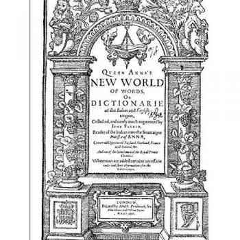 Florio's Italian English Dictionary of 1611
