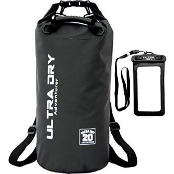 Premium Waterproof Dry Bag, 5L with Phone Dry Bag and Adjustable Shoulder Strap