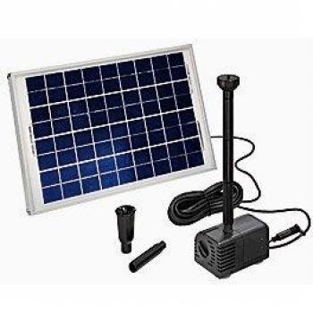 Pompa Solare Napoli LED – Kit Laghetto con Batteria Ricaricabile Esotec