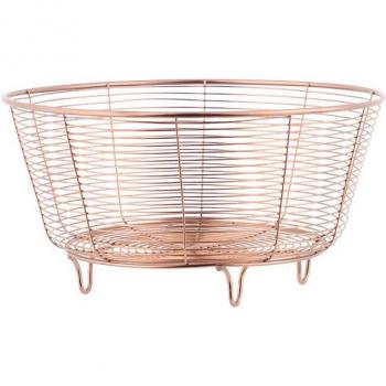 Panier de rangement en métal pour bureau à domicile