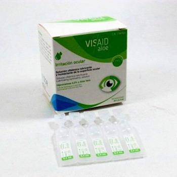 5 frascos de Irritação Ocular Visaid Aloe 4ml