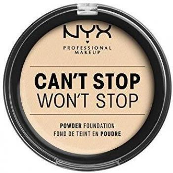 NYX Professional Can't Stop Won’t Stop Volldeckendes Matte Puder, Anti-Glanz, Langanhaltend, Vegan – Farbton: Pale