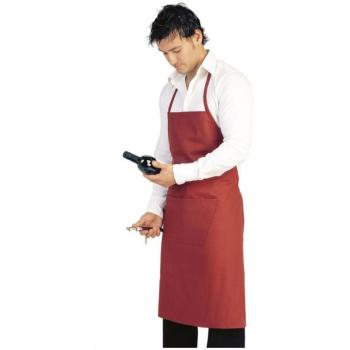 Delantal de Cocina Peto Burdeos 75x90 cm