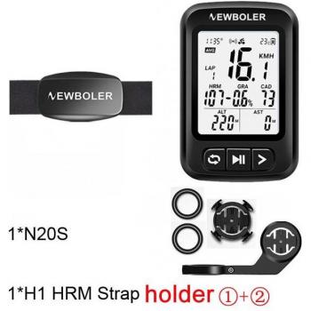 Ciclómetro ANT+ con GPS y Sensor de Cadencia para Bicicleta Garmin Zwift XOSS G plus Magene C406