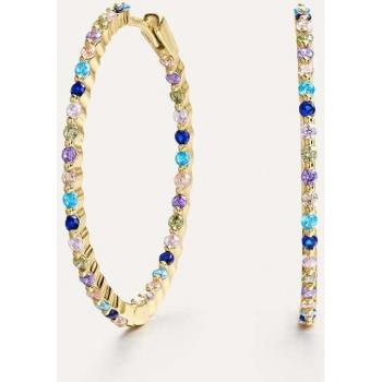 Pendiente Aro Tanzania Oro 18K