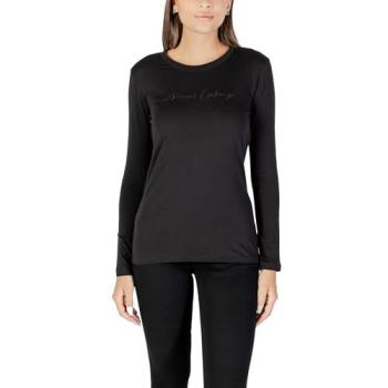 T-shirt casual Armani Exchange femme noir manches longues XS