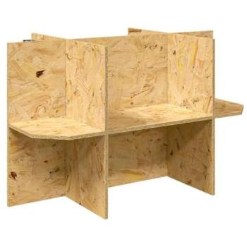 Terrarium support marron, dimensions 80 × 50 × 50 cm (OSB)