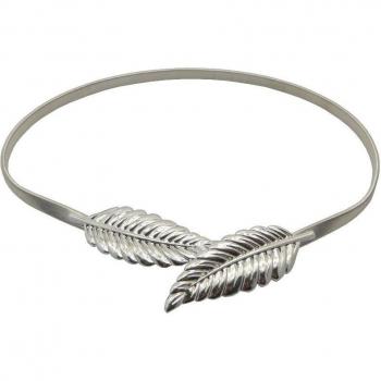 Women’s Elastic Waist Belt with Metal Buckle