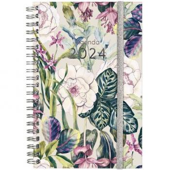 Agenda Espiral Finocam You E5 2024 Multicolor Poppy