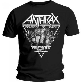 T-shirt Unisex Adulto FTD Soldato di Metallo Anthrax