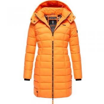 Marikoo Damen Wintersteppmantel Abendsternchen Orange Gr. S