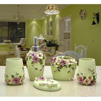 Five-Piece Bathroom Accessories Set