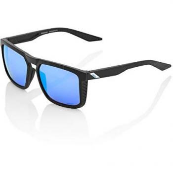 All‑Day Renshaw 100 % – Schwarze Sportbrille mit HiPer Blue Multi‑Layer-Reflexion