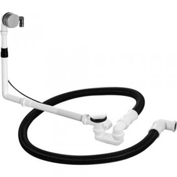 Garniture de vidage Quadroval avec trop-plein 5,2 cm