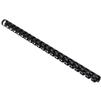 Hřbet plastový černý 6 mm 100 ks