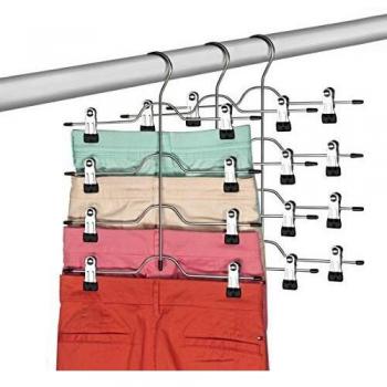 Space Saving 4-Tier Skirt Hangers