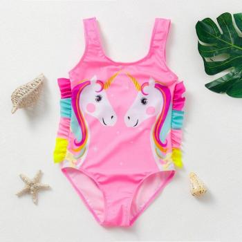 Ropa de baño unicornio para niñas 3-10 años 9069