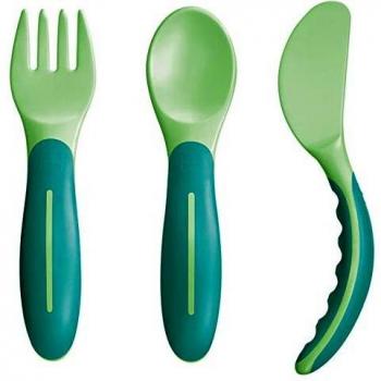 MAM Baby Cutlery, Messer, Gabel und Löffel Set