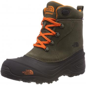 Unisex-Kinder Chilkat Lace Ii The North Face Grün-Wanderschuhe