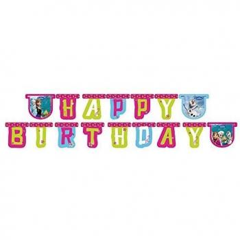 FROZEN HAPPY BIRTHDAY JOINTED BANNER