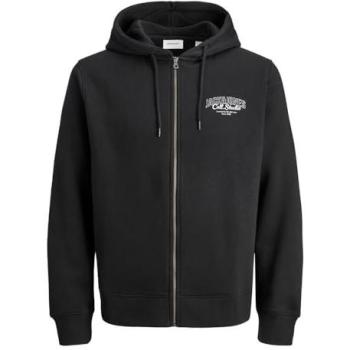 XL Black Full-Zip Sweatshirt by Jack & Jones – Makoto Series